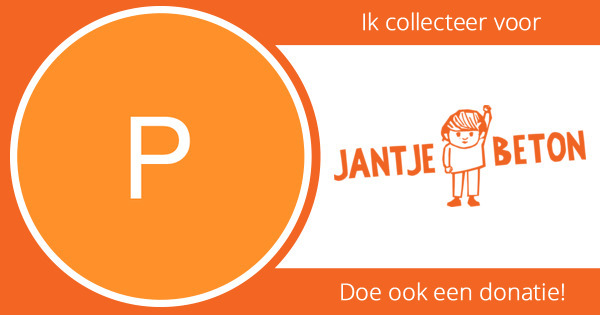 Doneer jij ook in de online collectebus van Puck Maljaars voor Jantje Beton?
